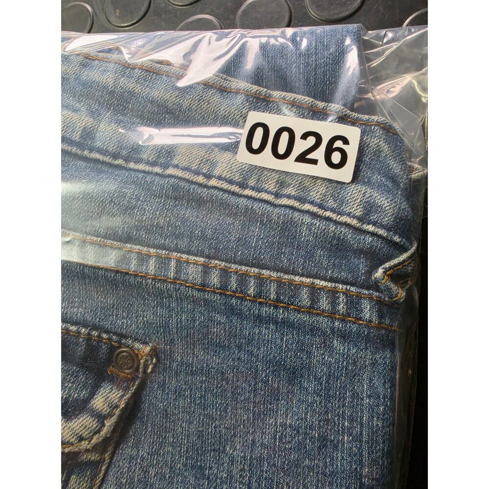 dELiAs Reese Bootcut Flap Rear Pocket Denim Jeans Blue Womens Size 19/20 90s Y2K - Picture 12 of 12